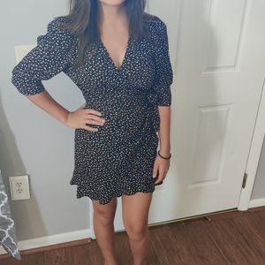 Reformation Deanna Wrap Mini Dress size small